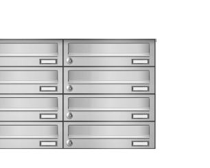 Briefkastenanlge ohne Funktionskasten