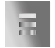 Namenschilder für Briefkastenanlage